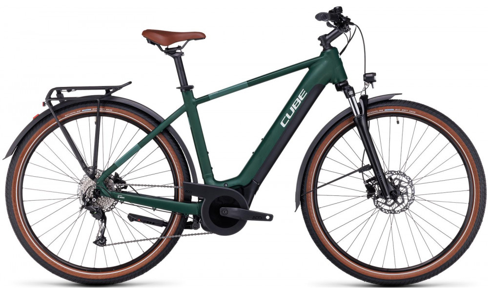 Sähköpyörä Cube Touring Hybrid ONE 500 darkgreen'n'green 2023 - 1