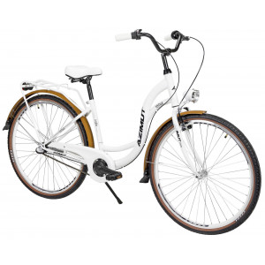 Polkupyörä AZIMUT Vintage 28" 3-speed 2024 white-cream matt