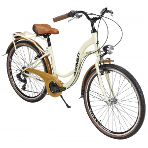 Polkupyörä AZIMUT Vintage TX-7 26" 2023 cream-brown shiny