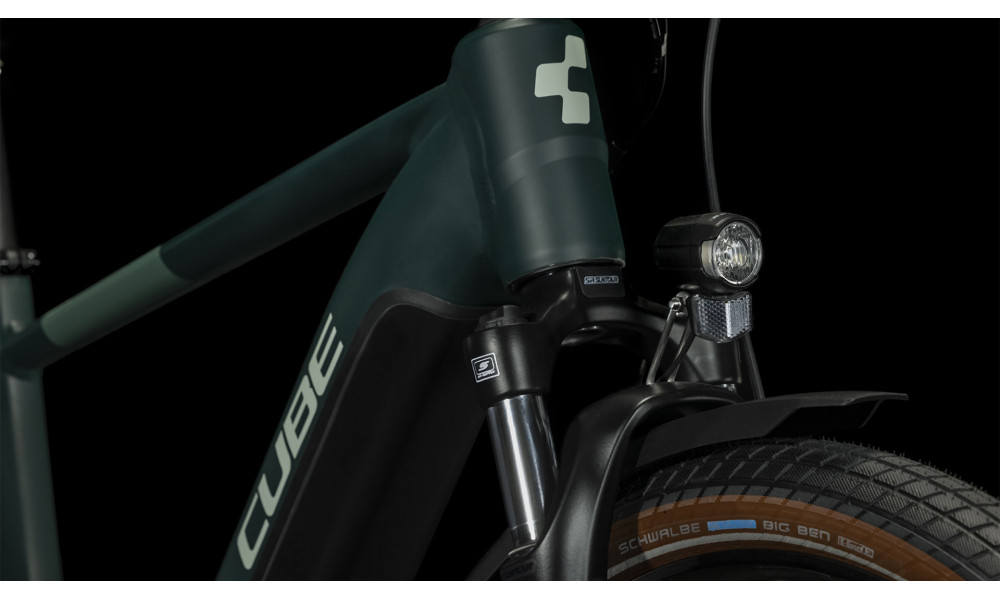 Sähköpyörä Cube Touring Hybrid ONE 500 darkgreen'n'green 2023 - 4