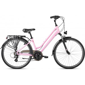 Polkupyörä Romet Gazela 26 1 2023 pink-white