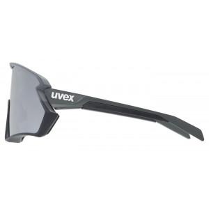 Pyöräilylasit Uvex sportstyle 231 2.0 grey black matt / mirror silver