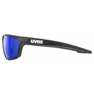 Pyöräilylasit Uvex sportstyle 706 black matt / mirror blue