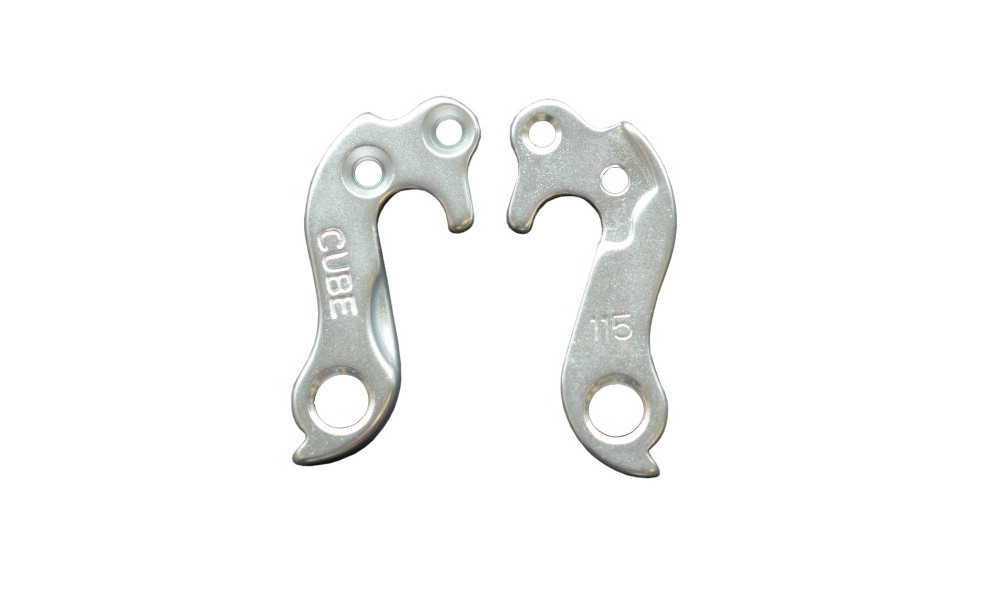 Takavaihtajan korvake Cube 115 silver 