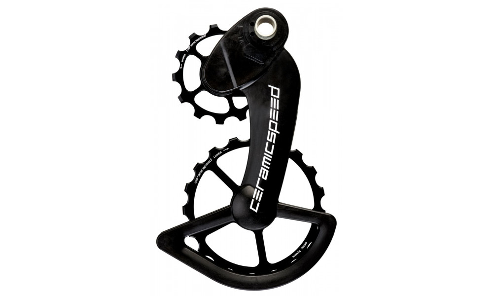 Takavaihtajan rissapyörät CeramicSpeed Oversized for Campagnolo 11s Mechanical/EPS Alloy 607 stainless steel black (104060) 