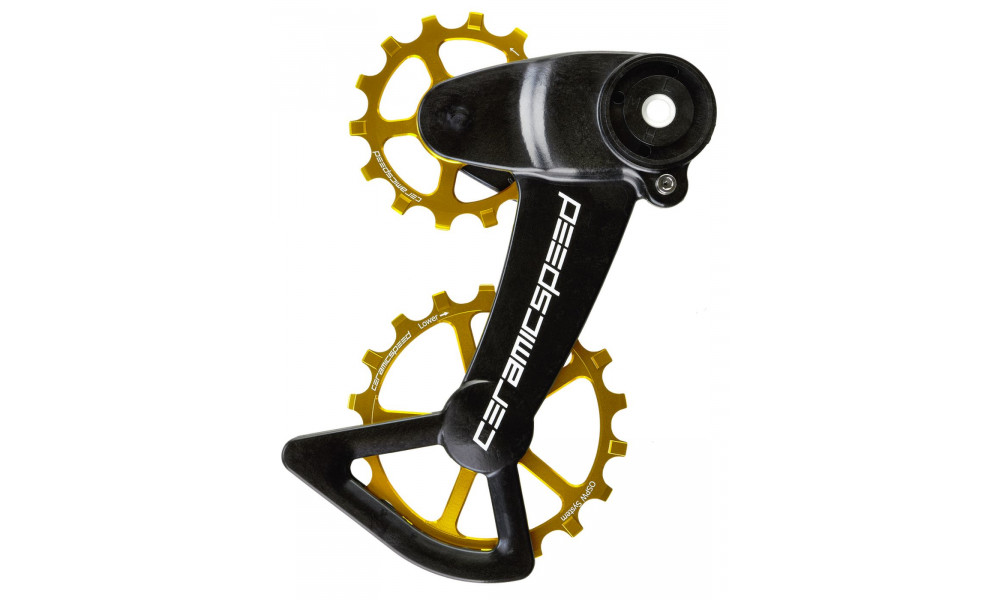 Takavaihtajan rissapyörät CeramicSpeed Oversized X for SRAM Eagle Mechanical Alloy 607 stainless steel gold (106966) 