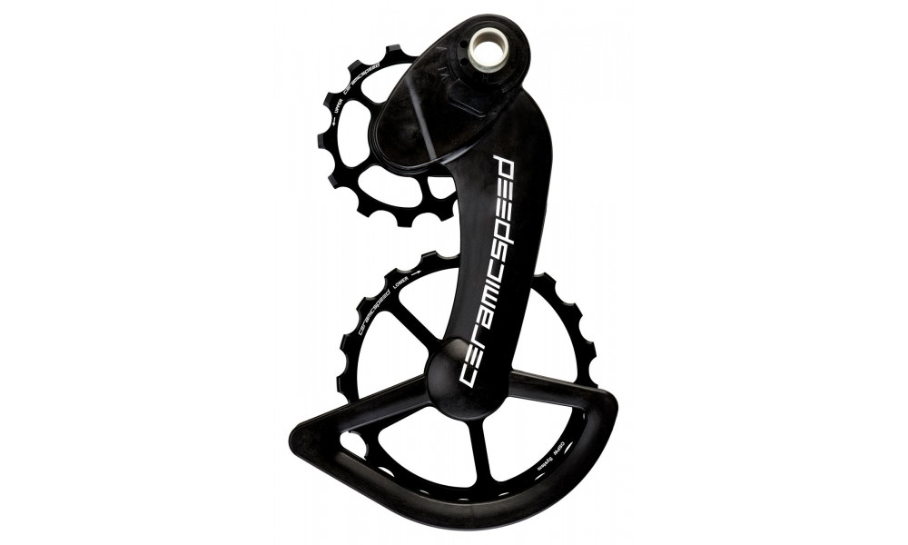 Takavaihtajan rissapyörät CeramicSpeed Oversized for Campagnolo 11s Mechanical/EPS Coated Alloy 607 black (104063) 