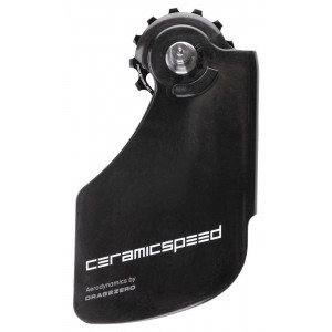 Takavaihtajan rissapyörät CeramicSpeed Oversized Aero for Shimano DA9100/ULT8000 Coated Alloy 607 black (110908)