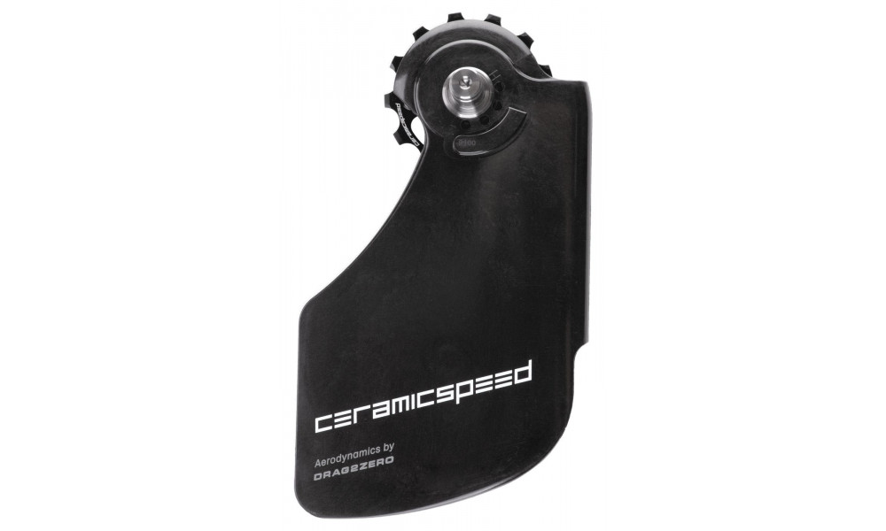 Takavaihtajan rissapyörät CeramicSpeed Oversized Aero for Shimano DA9100/ULT8000 Coated Alloy 607 black (110908) 