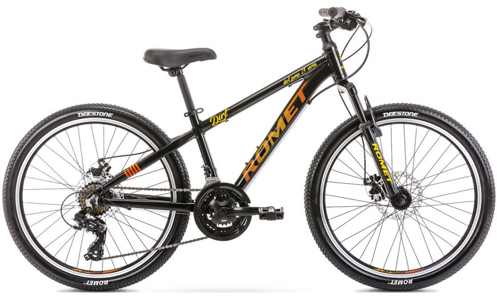 Polkupyörä Romet Rambler Dirt 24" Alu 2023 black-orange - 1