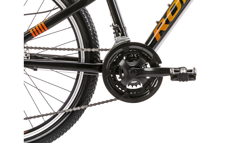 Polkupyörä Romet Rambler Dirt 24" Alu 2023 black-orange - 6