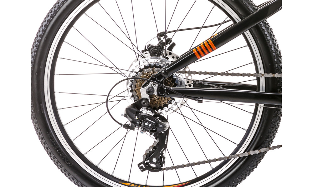 Polkupyörä Romet Rambler Dirt 24" Alu 2023 black-orange - 7