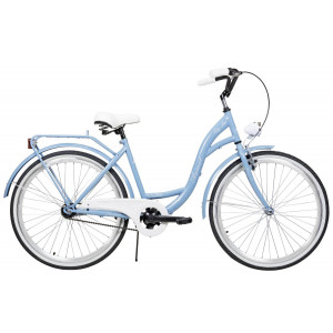 Polkupyörä AZIMUT City Lux 26" 2025 light blue-white