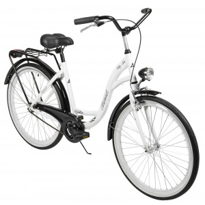 Polkupyörä AZIMUT City Lux 26" 2025 white-black