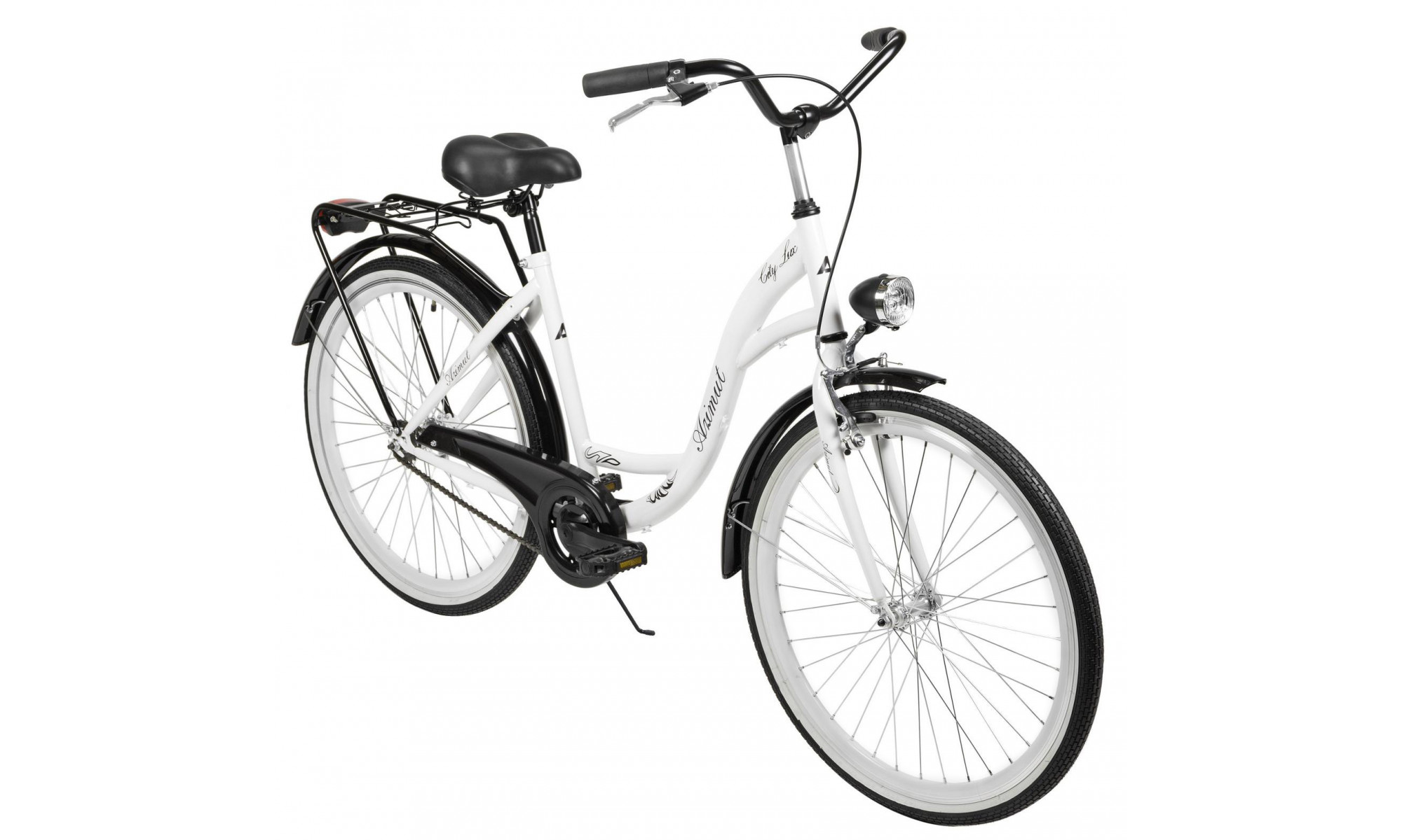 Polkupyörä AZIMUT City Lux 26" 2025 white-black - 8