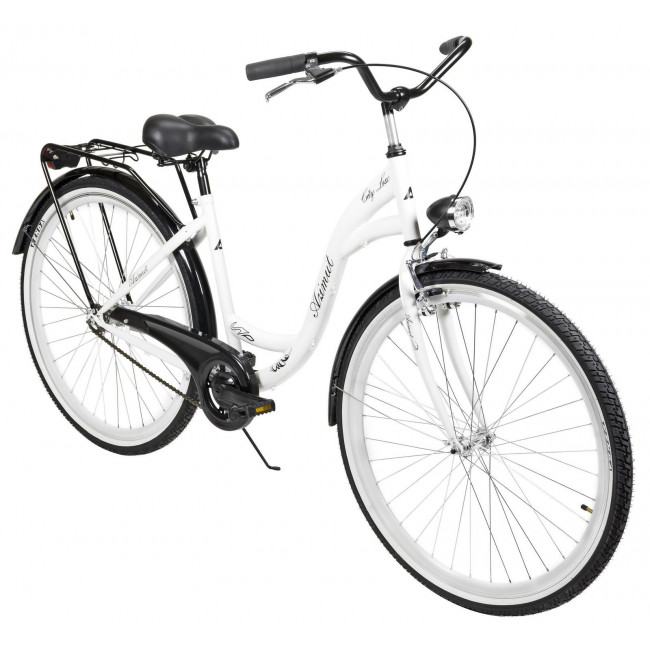 Polkupyörä AZIMUT City Lux 28" 2025 white-black
