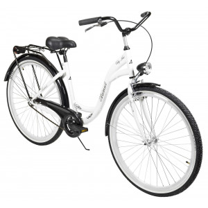 Polkupyörä AZIMUT City Lux 28" 2025 white-black