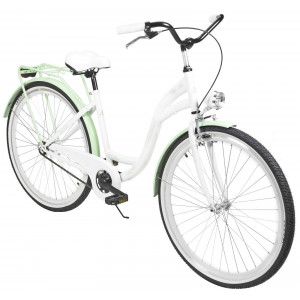 Polkupyörä AZIMUT City Lux 28" 2025 white-mint