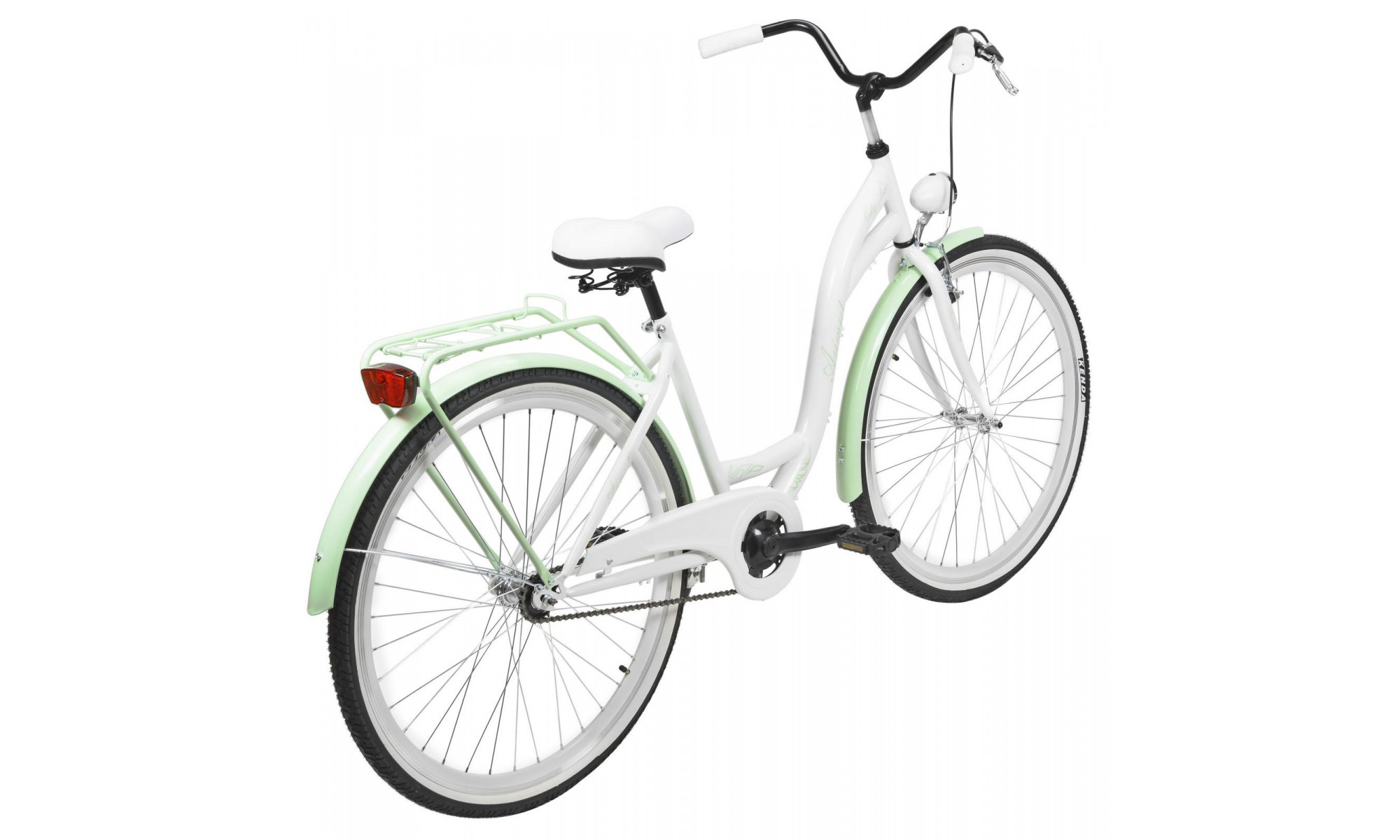 Polkupyörä AZIMUT City Lux 28" 2025 white-mint - 7