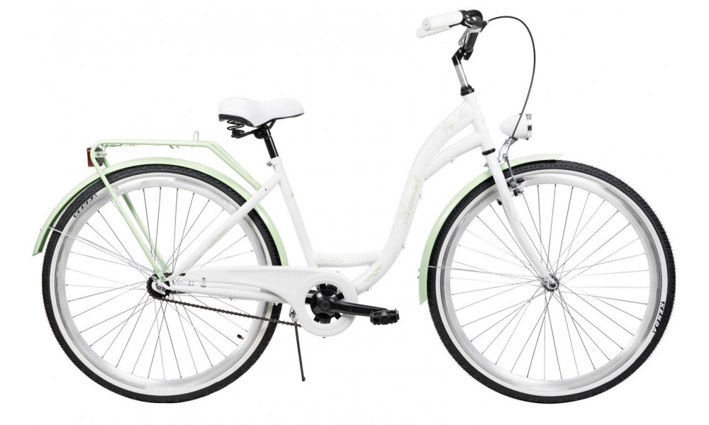 Polkupyörä AZIMUT City Lux 28" 2025 white-mint - 8