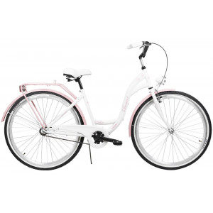 Polkupyörä AZIMUT City Lux 28" 2025 white-pink