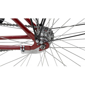 Polkupyörä AZIMUT Fold 20" 2023 burgund semi-matt