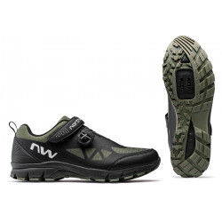 Pyöräilykengät Northwave Corsair MTB AM black-forest green