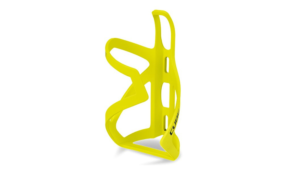 Juomapulloteline Cube HPP Sidecage matt neon yellow'n'glossy black 