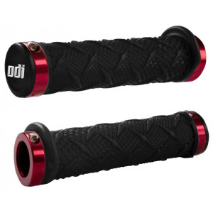 Kädensijat ODI X-Treme MTB Lock-On 130mm Bonus Pack Black/Red