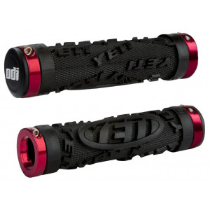 Kädensijat ODI Yeti HC MTB Lock-On Bonus Pack Black/Red