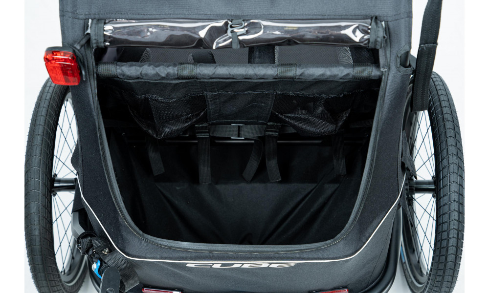 Pyörävaunu Cube Double CMPT black - 3