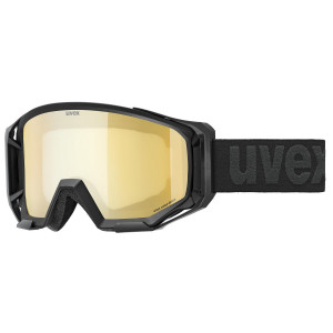 Lasit Uvex athletic CV black matt SL / gold-yellow