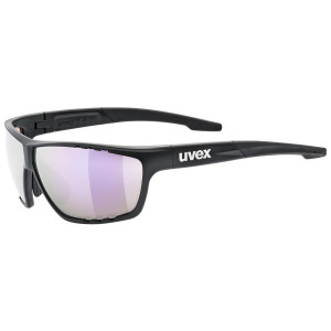 Lasit Uvex sportstyle 706 CV black matt / mirror lavender