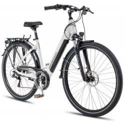 Sähköpyörä ProEco:ON Wave LTD 1.0 504Wh white-black